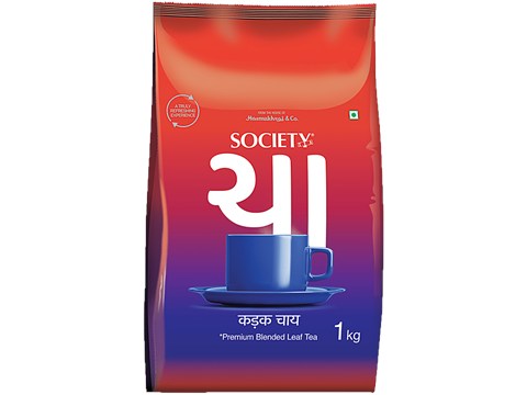 SOCIETY TEA Kadak Premium Blended Leaf Tea - Rich Aroma & Taste, 1 kg