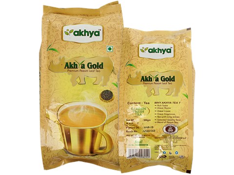 Akhya Premium Assam Leaf Tea, 500 g
