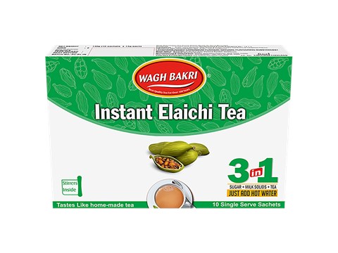 Wagh Bakri Instant Tea Premix - Elaichi, 140 g