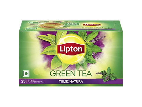 Lipton Tulsi Natura Green Tea Bags, 32.5 g