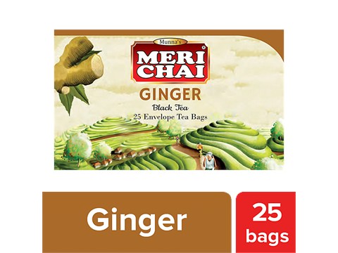 Meri Chai Ginger Black Tea - Rich In Antioxidants, 50 g