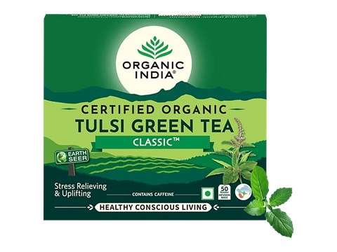 Organic India Tulsi Green Tea - Classic, 87 g