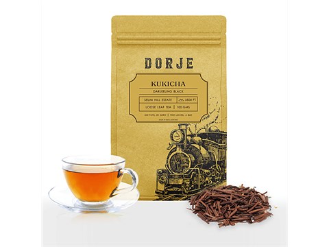 Dorje Kukicha Darjeeling Black Tea - Refreshing, Aromatic, 100 g