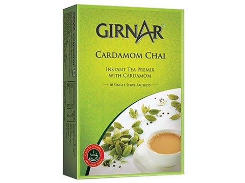 Girnar Instant Tea - Premix With Cardamom, 10 pcs