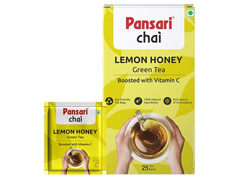 PANSARI Lemon Honey Green Tea, 42.5 g