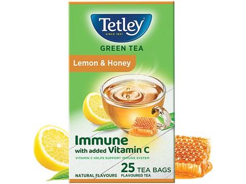 Tetley Lemon & Honey Green Tea, 35 g