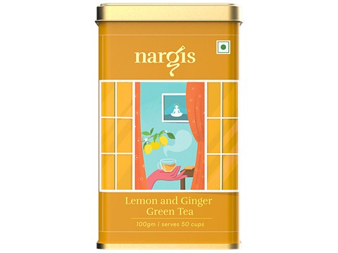 Nargis Lemon & Ginger Green Tea, 100 g
