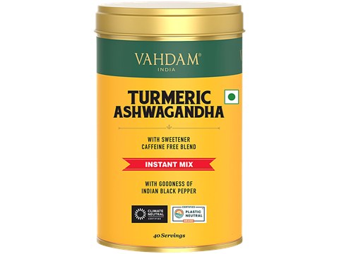 Vahdam Turmeric Ashwagandha Instant Mix, 100 g