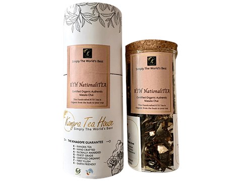 Kangra Tea House Nationali Tea - Certified Organic Authentic Masala Chai, For Weight Loss, 20 g