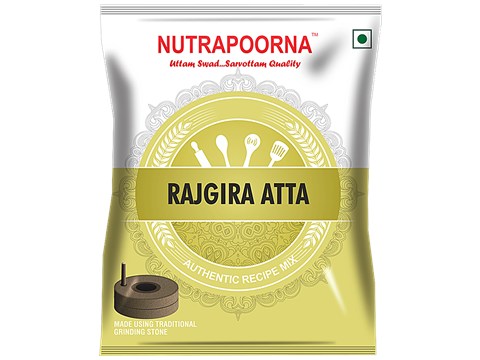 Nutrapoorna Rajgira Atta - Premium, Fresh, Rich In Nutrients, No Preservatives, 500 g