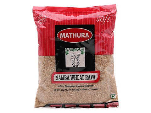 Mathura Samba - Wheat Rava, 500 g