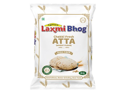 Laxmi Bhog Whole Wheat Atta, 10 Kg