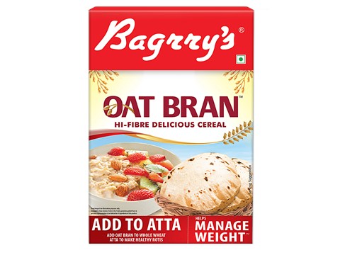 Bagrry's Oat Bran - High Fibre Delicious Cereal, 200 g