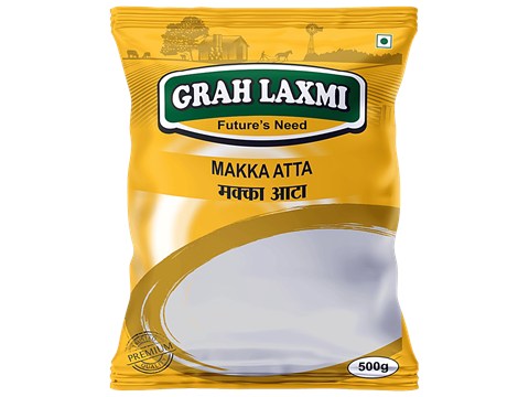GRAH LAXMI Makka Atta, 500 g