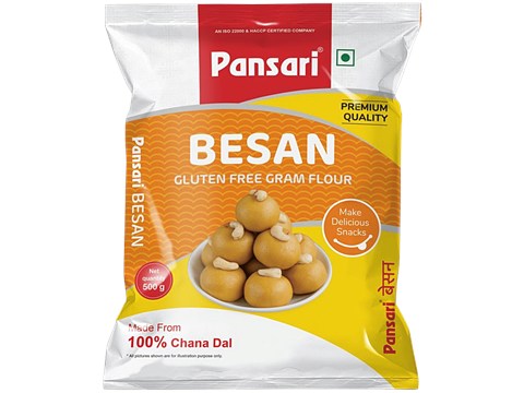 PANSARI Besan/Gram Flour - Gluten Free, 500 g