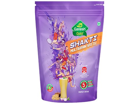 Ganesh Gold - Shakti Multigrain Sattu Energy Drink, 500 g