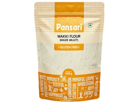 PANSARI Makki Flour - Maize Millet, Gluten-free, 500 g