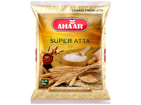 AHAAR Super Whole Wheat Atta, 5 kg