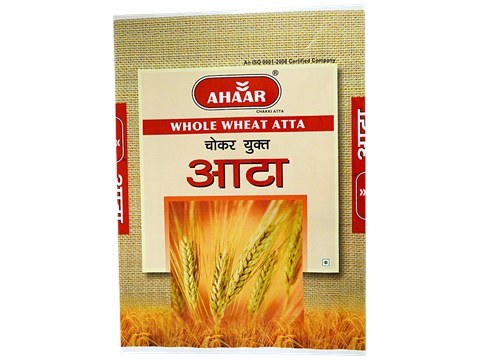 AHAAR Chokar Yukt Whole Wheat Atta, 10 kg