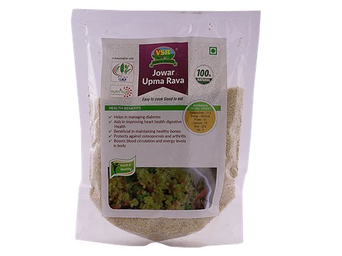 Vsr Jowar - Upma Rava, 500 g