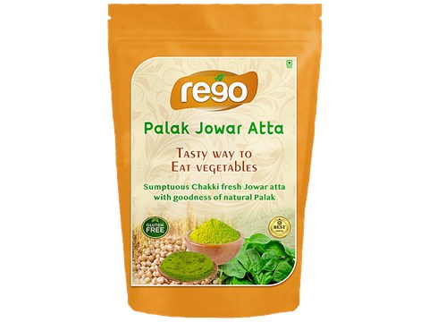 Rego Palak Jowar Atta - Nutritious, Rich In Fibre, 500 g