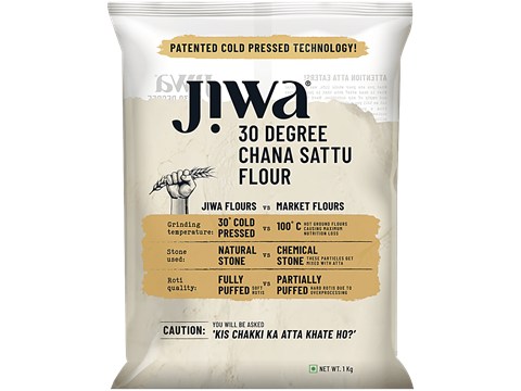 Jiwa 30 Degree Chana Sattu Flour, 1 kg