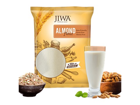 Jiwa Almond Flour - Natural & Gluten Free, Grain Free, 500 g