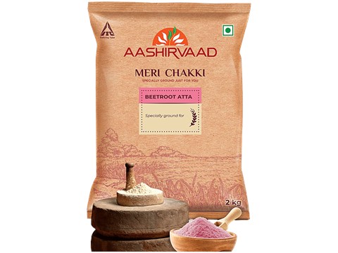 Aashirvaad Meri Chakki Beetroot Atta, 2 kg