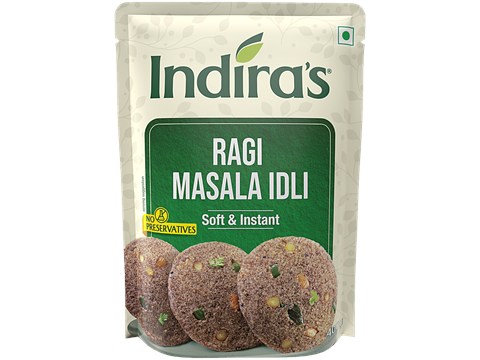 Indira's Ragi Masala Idli, 400 g