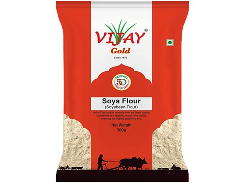 Vijay Gold Soyabean Flour, 500 g