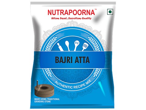 Nutrapoorna Bajri Atta - Premium, Fresh, Rich In Protein & Calcium, 1 kg