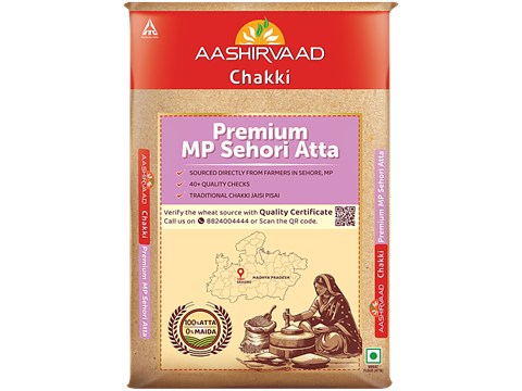 Aashirvaad Chakki Premium MP Sehori Atta, 5 kg