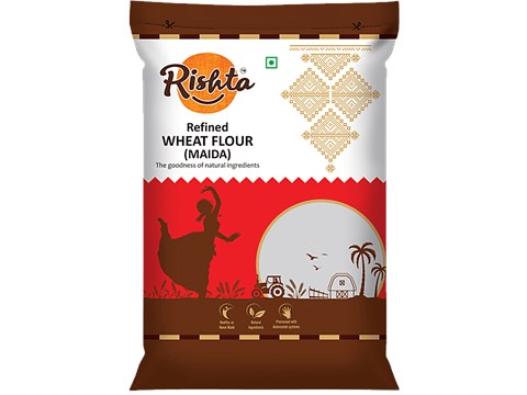 Rishta Refined Wheat Flour/Maida - Premium, Natural & Healthy, No Preservatives, 500g