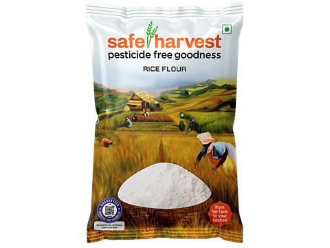 Safe Harvest Rice Flour/Akki Hittu - Pesticide Free, 1 kg