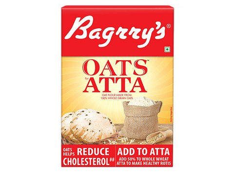 Bagrry's Oats Atta - Made From Whole Grain Oats, 500 g