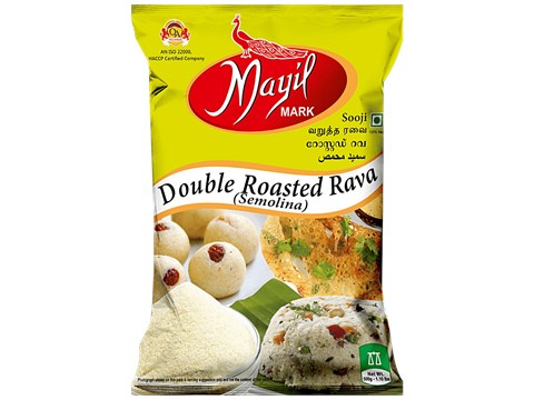 Mayil Mark Double Roasted Sooji Rava Semolina, 500 g