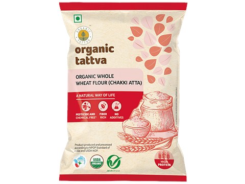 Organic Tattva Flour - Wheat, 1 kg