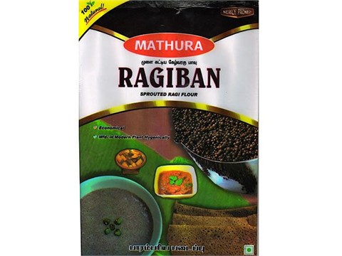Mathura Ragi Flour/Ragi Hittu, 500 g