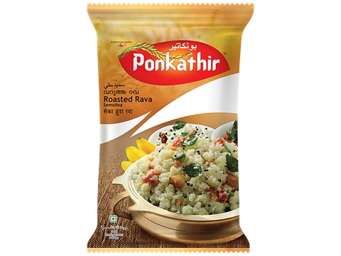 Ponkathir Roasted Rava Semolina - Rich In Iron, Nutritious, 500 g