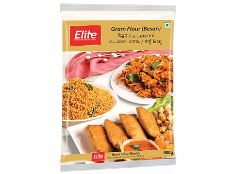 Elite Gram Flour - Besan/Kadale Hittu, 500 g