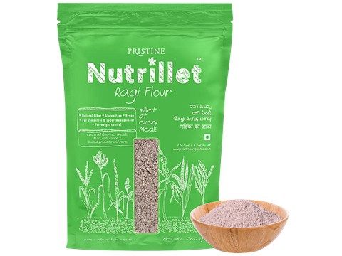PRISTINE Nutrillet Ragi Flour, 500 g