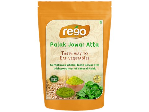Rego Palak Jowar Atta - Nutritious, Rich In Fibre, 1 kg