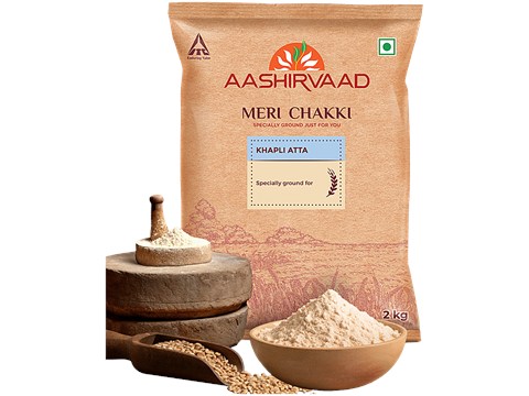 Aashirvaad Meri Chakki Khapli Atta, 2 kg