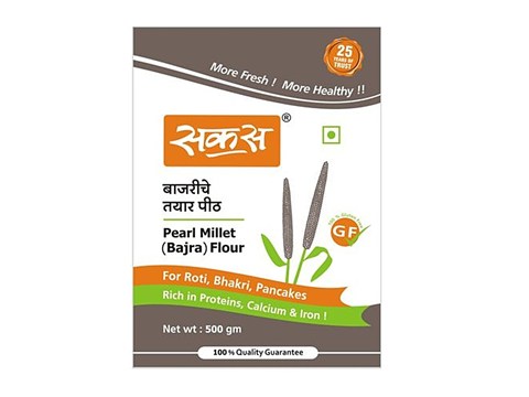 Sakas Flour - Pearl Millet (Bajra), 500 g