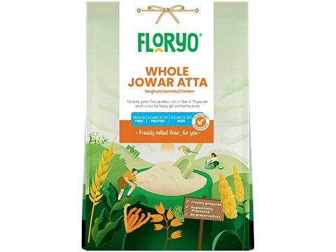 Floryo Whole Jowar Atta, 1 kg