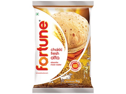 Fortune Chakki Fresh Atta, 1 kg