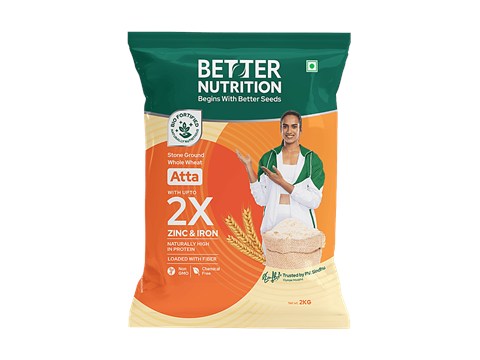 Better Nutrition Bio-Fortified Atta, 2 kg