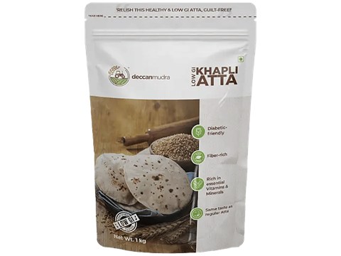 Deccanmudra Low GI Khapli Wheat Flour, 1 kg