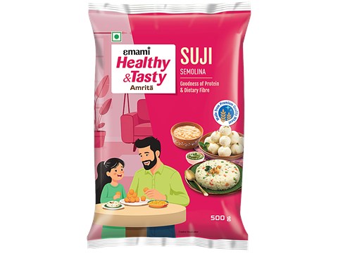 Emami Healthy & Tasty Amrita Suji/Semolina, 500 g