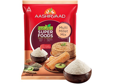 Aashirvaad Natures Superfoods Multi Millet Mix - Rich In Dietary Fibre, 500 g